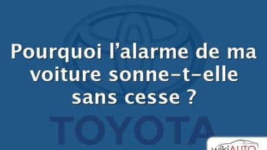 Pourquoi l’alarme de ma voiture sonne-t-elle sans cesse ?